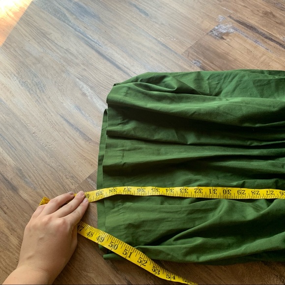 Anthro Lilis' Closet Green Fit and Flare Dress - Picture 3 of 9